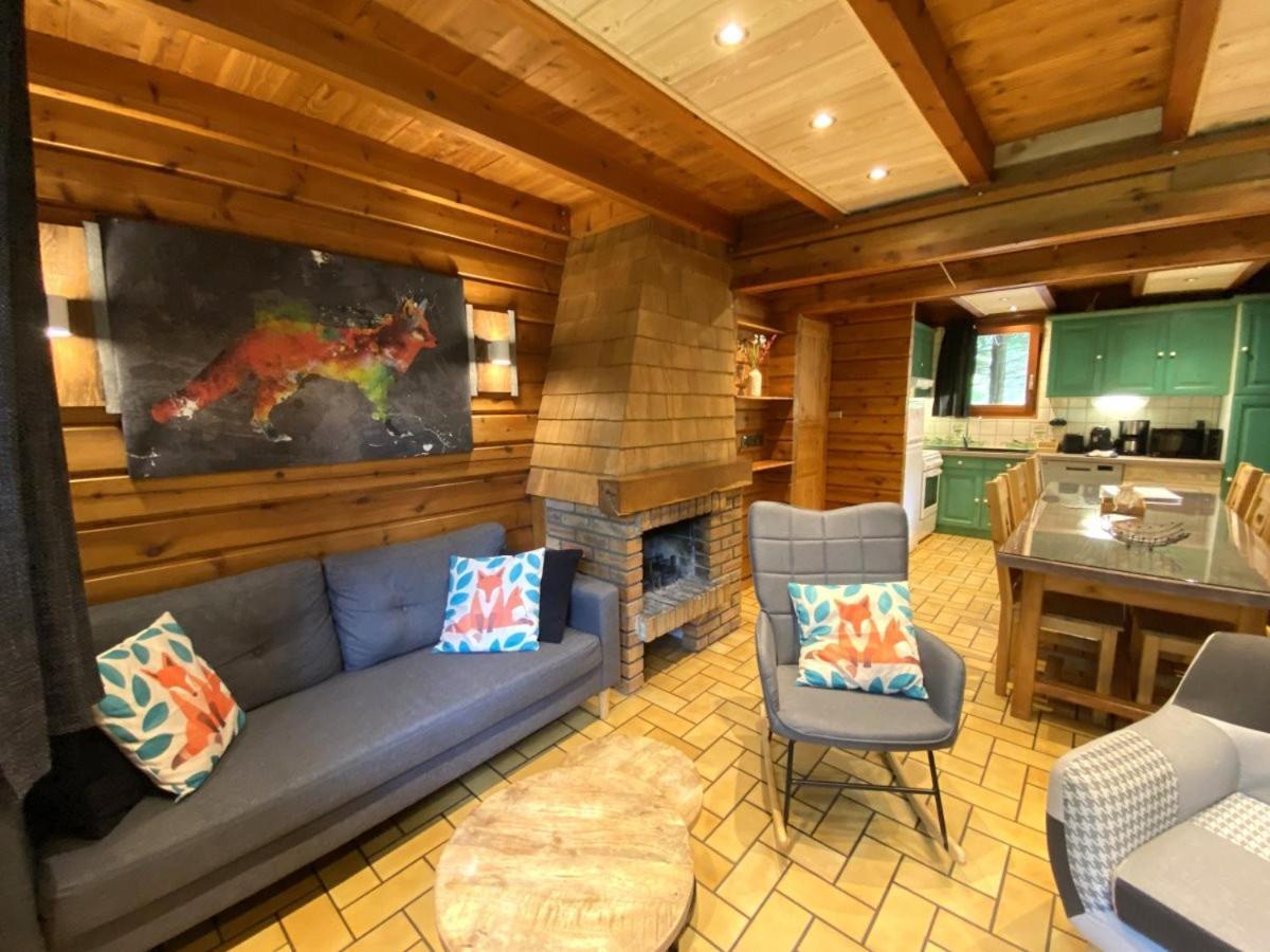 Le Renard Chalet En Bois ลาแบรส ภายนอก รูปภาพ