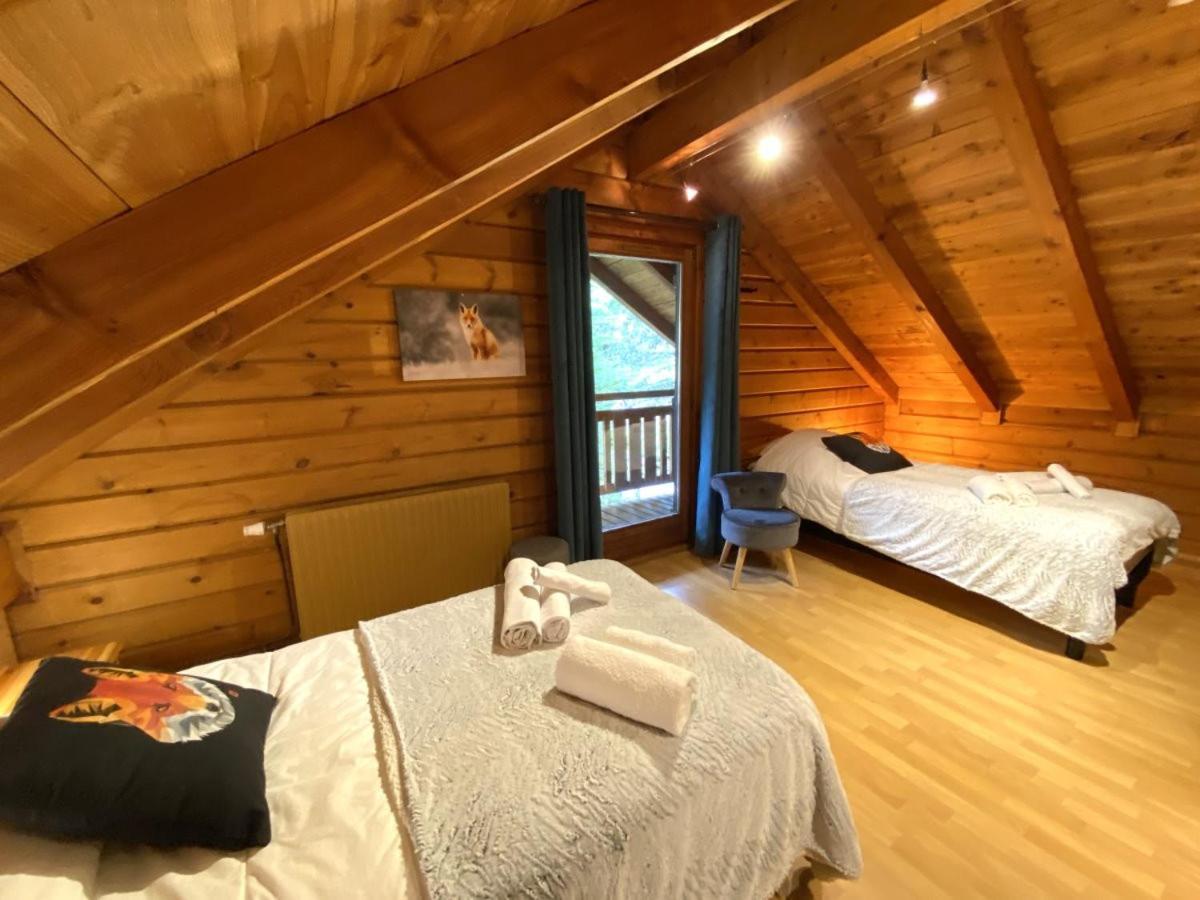 Le Renard Chalet En Bois ลาแบรส ภายนอก รูปภาพ