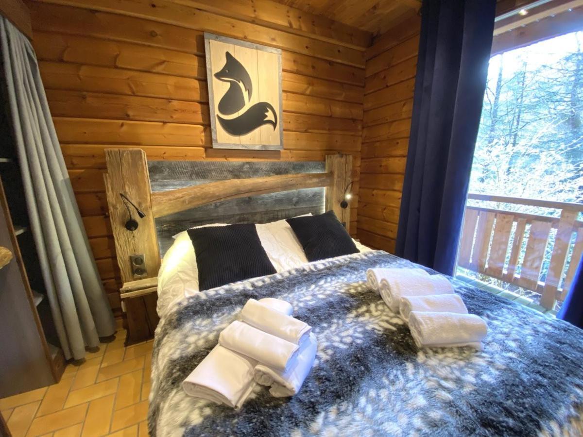 Le Renard Chalet En Bois ลาแบรส ภายนอก รูปภาพ