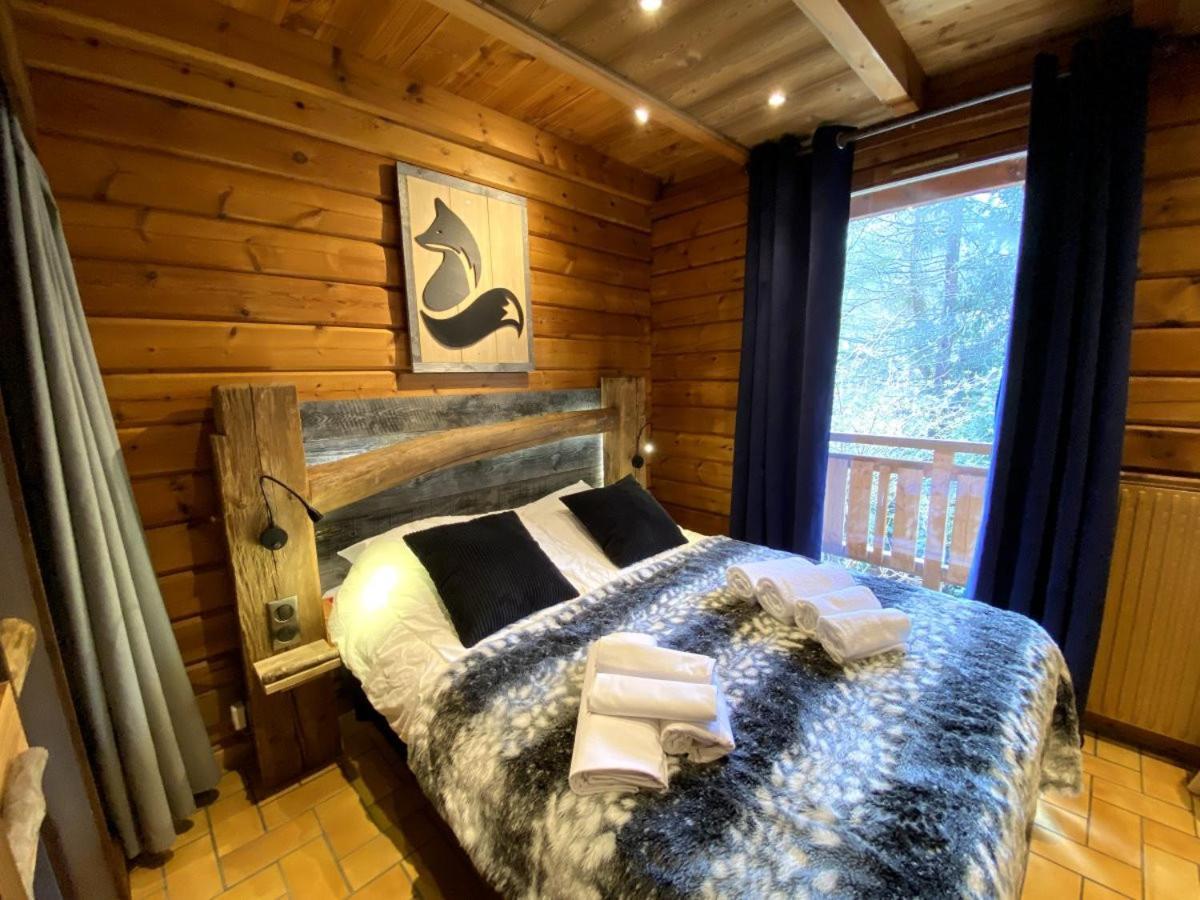 Le Renard Chalet En Bois ลาแบรส ภายนอก รูปภาพ